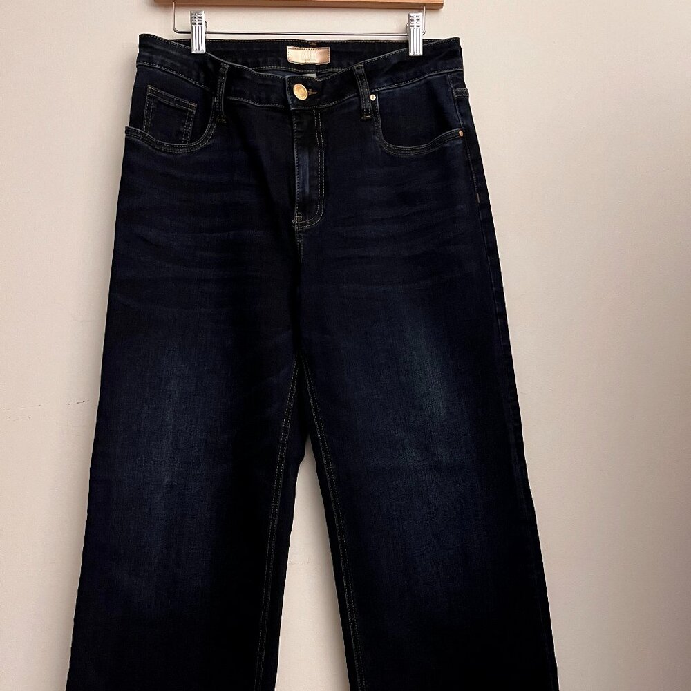 Women's KUTS Wide Leg Dark Denim Jean Size 8